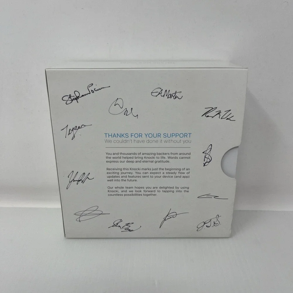 Knocki Gesture Control Smart Home Devices Limited Edition Kickstarter Sealed NEW